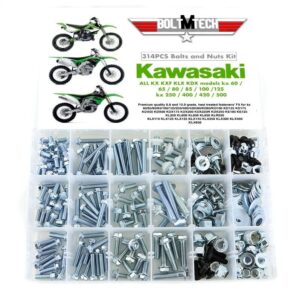 Kawasaki KX Bolt Kit 60 65 80 85 100 125 250 400 420 500 engine body frame -L