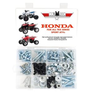 187pc Bolt Ki Honda TRX450R for plastic body engine lug nuts bumper 450 TRX 700