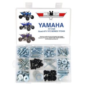 Yamaha YFZ450 YFZ 450 ATV Bolt Kit 161pc plastic body motor engine frame exhaust